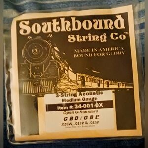 Southbound String Co. 3 string acoustic medium gauge strings